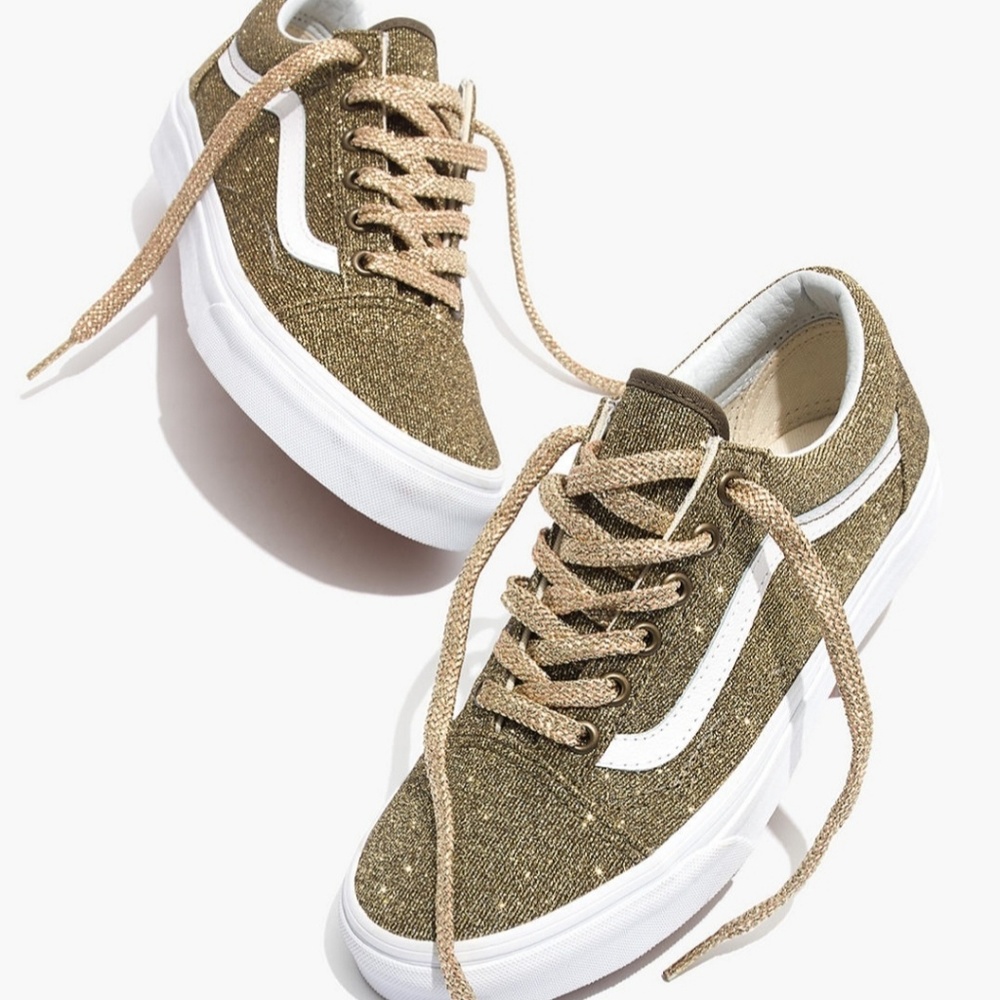Vans Old Skool Gold Lurex Glitter
